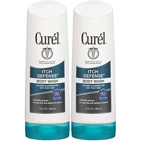 Curel Itch Defense Body Wash, 10 Ounce (Pack of 2)