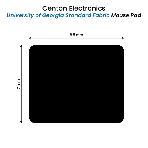 OTM Essentials University of Georgia Standard Fabric Mouse Pad, Desk Accessories, Standard Fabric Gaming Mouse Pad
