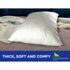 King Size Waterproof Pillow Protectors (Set of 2) -Bamboo Viscose Pillow Cover Hypoallergenic Dust Proof Zippered Encasement