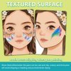 DELORIGIN 2pcs Face Painting Practice Board Reusable Makeup Practice A4 Size Mannequin Face Body Painting Exercise Template Facial Painting Supplies for Makeup Beginner Painting (Girl with a Wreath)