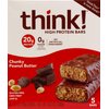 Think Thin Chunky Peanut Butter, 5 Bars