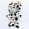 niannyyhouse 6in/15cm Plush Doll Clothes Coat + Shorts 2-Piece Set Cow Clothes Black and White Sweater Pajamas (15cm)