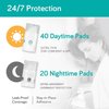 Nanobébé Disposable Nursing Pads Multipack – 120 Days and 60 Nights Ultra Thin & Extra Absorbent Vented Leak Proof Nursing Essentials, Individually Wrapped (180 Count)