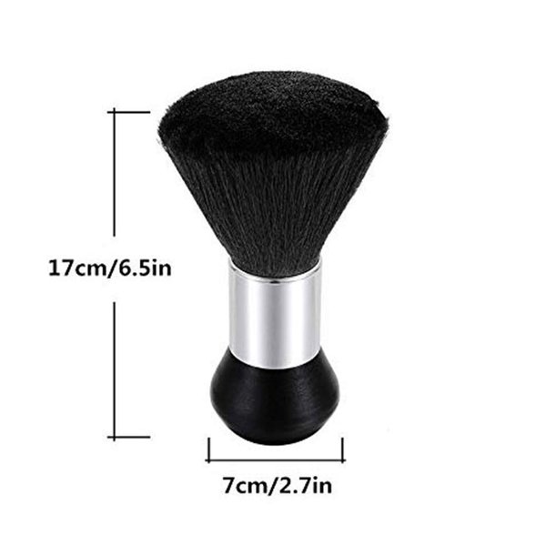 Healthcom Neck Duster Brush Hair Cutting Kit, Black