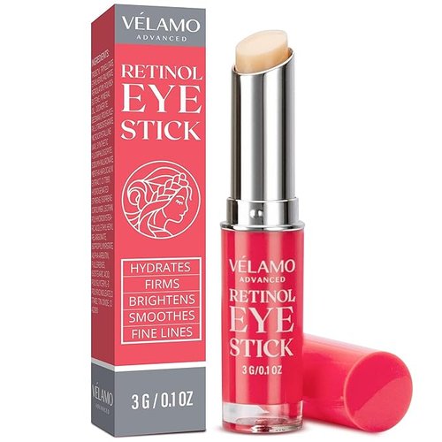 Retinol Eye Stick – Anti-Aging Eye Cream for Dark Circles & Puffiness, Hydrating & Brightening Eye Balm, Reduces Fine Lines & Wrinkles – Visible Results in 3-4 Weeks