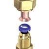 FlareSeal® Model MSP-0406 Leak Free SAE Flare Connections - Refrigerant Leaks Refrigeration, HVAC, Ductless, Schrader Valve or Mini Split Applications (1/4", Mini Split Pack - (2) 1/4" and (2) 3/8")