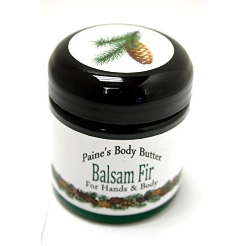 BALSAM FIR BODY BUTTER Paine's hands & body 4 oz with sweet almond oil & shea butter