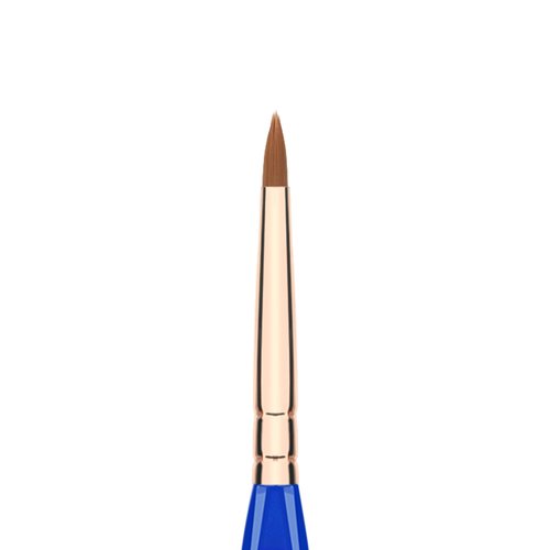 Bdellium Tools Professional Makeup Brush - Golden Triangle 710 Eye Liner - With All Vegan and Soft Synthetic Fibers, For Lining the Eyes (Blue, 1pc)