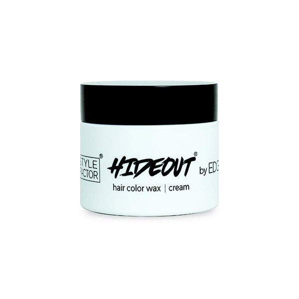Edge Booster Style Factor HIDEOUT Hair Color Wax Mini 1.7 Oz (Cream)