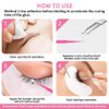 Arison Lash Bonder for Eyelash Extensions Super Bonder for Lash Extensions Lash Glue Accelerator Lash Sealant Waterproof Oil Proof Sealer Adhesive for Eyelash Extensions Longer Retention 20ml Rose