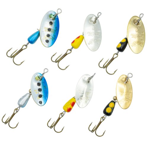 Panther Martin BE6 Best of The East Spinners Fishing Lure Kit - Assorted - Pack of 6