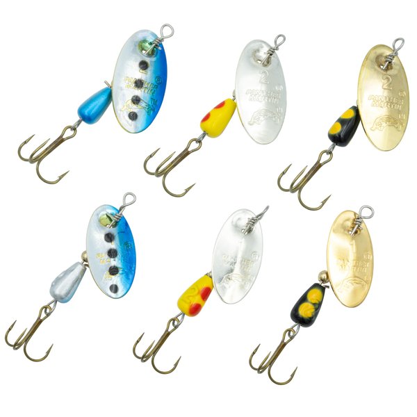 Panther Martin BE6 Best of The East Spinners Fishing Lure Kit - Assorted - Pack of 6