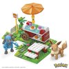 MEGA Pokémon Action Figure Building Toys Set, Pokémon Picnic with 193 Pieces, 2 Poseable Characters, Eevee and Riolu, Gift Idea for Kids