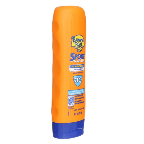 Banana Boat Sport Ultra SPF 30 Sunscreen Lotion, 8oz | Banana Boat Sunscreen SPF 30 Lotion, Oxybenzone Free Sunscreen, Sunblock Lotion Sunscreen, Banana Boat Lotion, Water Resistant Sunscreen, 8oz