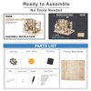 ROKR Marble Run 3D Wooden Puzzles Model Building Kits for Adults - Educational Project Brain Teaser, DIY Crafts for Adults & Kids (Ladder)