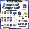Blue Farewell Party Decorations Supplies 30Pcs Navy Blue Gold We Will Miss You Banner Balloons Good Luck Hanging Swirls Cards for Retirement Farewell Going Away Graduation Job Change Goodbye Party