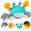 Crawling Crab Baby Toy Infant: Tummy Time Toys for Babies 3 6 9 12 18 24 36 Months, Walking Dancing Sensing Crab for Toddler 1 2 3 4 Year Old, 1st Music Birthday Gifts for Boys Girls