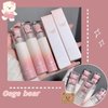 6 Colors Cute Bear Matte Liquid Lipstick Set, Pink Bear Lip Glaze Matte Lip Gloss Long Lasting Waterproof Smooth Lip Gloss Lip Glaze Mud Texture Lightweight High Pigment Color Cute Makeup for Women