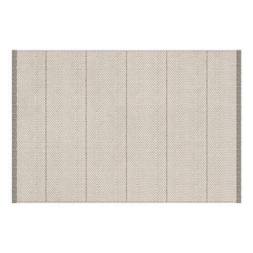 Carolina Creekhouse Vinyl Rug | Kristen 054515UA | Vinyl Floor Mat | Decorative, Vintage, Waterproof, Eco-Friendly, Non-Slip | Cream, 2'x3'