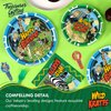Treasures Gifted Officially Licensed Wild Kratts Birthday Party Supplies - 24 Pack Wild Kratts Balloons Latex - Wild Kratts Birthday Decoration - 12in Happy Birthday Balloons Orange, Green & White