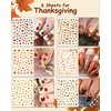30 Sheets 7 Holiday Nail Art Stickers, Mixed Season Nail Decals Set for All Year, 3D Self-Adhesive Pegatinas Uñas Easter 4th of July Halloween Thanksgiving Christmas Valentine's St. Patrick's Day