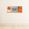 Big Dot of Happiness Nothin' but Net - Basketball - Sports Themed Nursery Wall Art, Kids Room Decor and Game Room Home Decorations - Gift Ideas - 7.5 x 10 inches - Set of 3 Prints