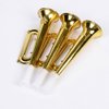 Vaguelly 10Pcs Golden Cheering Trumpets Gathering Trumpet Noise Maker Party Horns Trumpets Cheering Props for Soccer Events Carnival Party