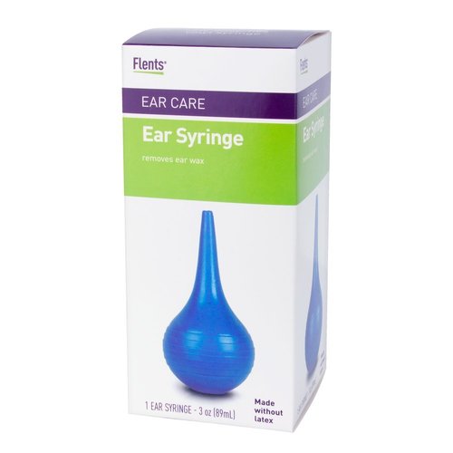 Flents Ear Wax Removal, Gentle & Safe Ear Syringe, Dishwasher Safe