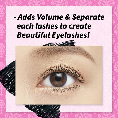 Heroine Make by Kissme Combo Set, Speedy Mascara Remover from Japan + Volume & Curl Waterproof Mascara for Eye Makeup Advanced Film, Jet Black