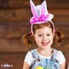 PMU Plush Bunny Top Hat Headband Pkg/1