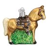 Old World Christmas Ornaments: Selection of Horses Glass Blown Ornaments for Christmas Tree, Western, 12176