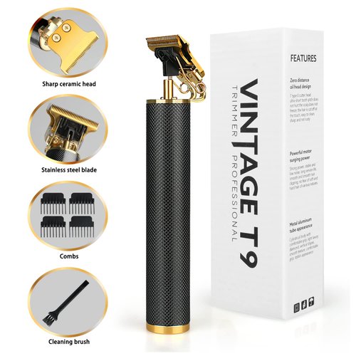 Innens Gifts for Fathers Boyfriend Him Husband Dad Men,Hair Clippers for Men,Cordless Rechargeable Hair Trimmer Metal Body Cutting Grooming Kit Beard Shaver Barbershop Professional (Black)