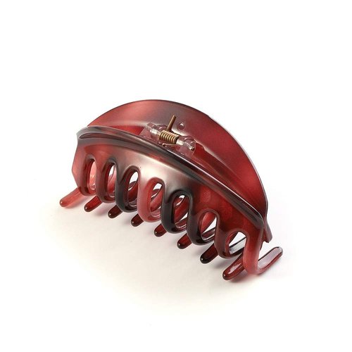 Rosette Hair Premium Chic Styling Hair Claw Clip, Strong Holding Power Hair Clips Clamps Indoor Outdoor Hair Grip Hairpins Hairgrip for Women and Girls Hair Barrettes For Thick Hair (Wine Red)