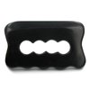 Gua Sha Massage Tool, Bian Stone Gua Sha Tool Gua Sha Stone for Soft Tissue Scraping, Used for Back, Legs, Arms, Neck,Shoulder(Black)