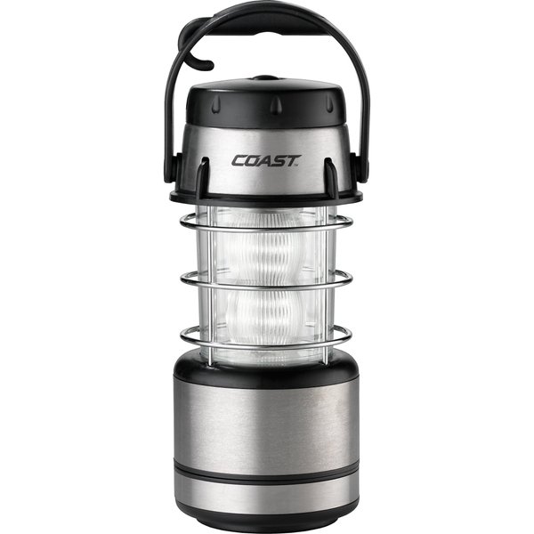 COAST® EAL15 60 Lumen Dual Color LED Emergency Area Lantern with Smart Switch and Flashing Red Light Mode, Runtime up to 50 hours,Gray