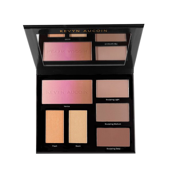 Kevyn Aucoin The Contour Book, The Art of Sculpting & Defining Volume 3: Makeup artist palette. Defines facial features. Eyes, cheekbone, nose & jawline. Highlighters to glow. All skin tones & shapes.
