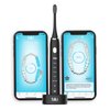 Blu Smart Electric Toothbrush, Sonic Power Toothbrush with Interactive Live Tracking App for Adults (Black)