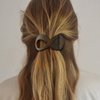 Brinie French Concord Hair Clip Acrylic Hair Claw Clips Thick Hair Flat Hair Clips Grip Hair Banana Barrettes for Styling Hair Accessories for Women and Girls (Pack of 2)