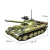 BDYDT T-54 Medium Tank Model Building Blocks Set（780PCS）-WW2 Military Historical Collection Model. Military Armoured Tank,Toys Gifts for Kid and Adult