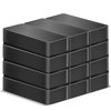 TRYMAG 12 Packs Ferrite Large Block Magnets, 1 7/8" x 7/8" x 3/8" Heavy Duty Industrial Rectangular Ceramic Magnets for Crafts, Fridge, DIY, Science and Cruises(Grade 8)