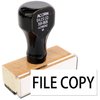 Office Stamp - Large File Copy Rubber Stamp with Durable Wood Handle, Ideal for Receptionist Use, 7/8 x 2-1/4 Size - Quality, Easy-to-Use, Ideal for Organizing Documents in Office Settings