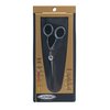 Cricket Logo Gold Series Pro 5.25” Hair Cutting Shear Professional Stylist Barber Haircutting Scissors, Stainless Steel, Convex Edge, Includes Hair Dryer Gift