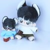 niannyyhouse Loose Solid Hoodie Jeans Glasses Tall Leather Shoes 10cm 15cm 20cm Plush Doll Clothes Soft Stuffed Plush Toy Dress Up Accessories (a11, 10cm)