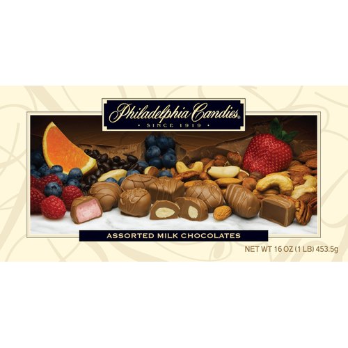 Philadelphia Candies Assorted Milk Chocolates, 1 lb. Gift Box