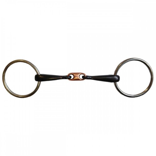 Shires Equestrian Copper Lozenge Sweet Iron Snaffle Bit (5")