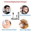 HJEFBDP 3.7V - 5V Universal Electric Hair Clippers Replacement Charger USB for Various Brands Electric Hairdressers, Electric Shavers, Electric Dog Clippers, Electric Razor, with 6 Adapter Plug