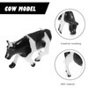 Toyvian 30 Pcs Mini Cow Animal Figure Feng Shui Ox Farm Barn Animals Playset Cow Model Toys Mini Animal Figurine Abs Child Potted Plant Decor