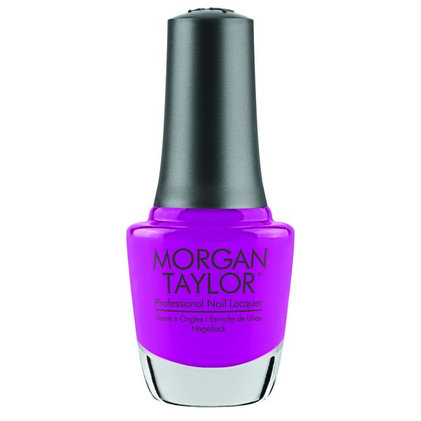 Morgan Taylor Nail Lacquer (Shock Therapy) Purple Nail Polish, Finger Nail Polish, Long Lasting Nail Polish, Purple Nail Lacquer, Finger Nail Polishes, 5 ounce
