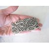 Generic Silver celtic knot metal filigree hair clip barrette (Clip Stlye: 3 1/2 inch style 4)