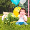 Cute Dinosaur Stuffed Animals for Girls, Dino Party Favors, Cuddly Triceratops Plush Toy for Kids & Adults, Huggable Triceratops for Baby, Birthday Xmas Gifts for Toddlers Age 3+ (Green,15 inch)